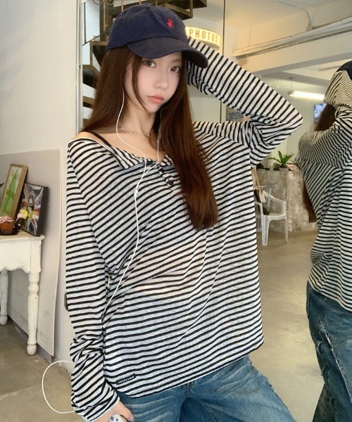 【新品】DIESEL ディーゼル　オフショルダーシアーシャツ　オフショルシャツ 2316-0397-