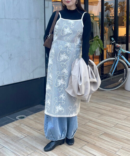 Another Branch olive des olive（アナザーブランチオリーブデオリーブ）の「【@_misato___セレクト】コードメッシュキャミワンピース（ワンピース・レディース・その他1/その他2・FREE）」の17枚目の写真