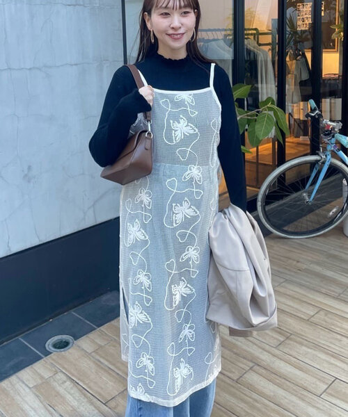 Another Branch olive des olive（アナザーブランチオリーブデオリーブ）の「【@_misato___セレクト】コードメッシュキャミワンピース（ワンピース・レディース・その他1/その他2・FREE）」の18枚目の写真