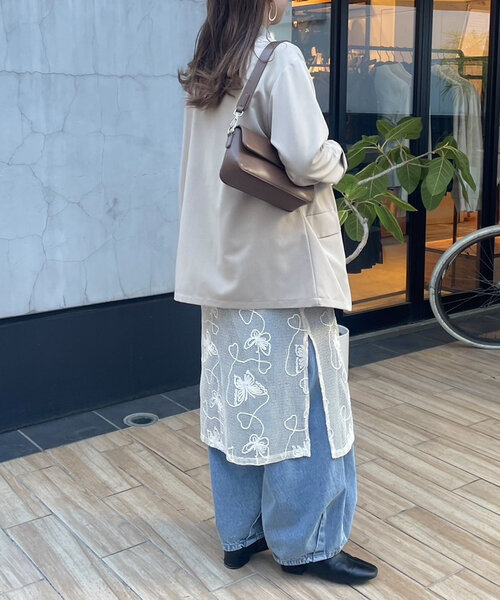 Another Branch olive des olive（アナザーブランチオリーブデオリーブ）の「【@_misato___セレクト】コードメッシュキャミワンピース（ワンピース・レディース・その他1/その他2・FREE）」の19枚目の写真