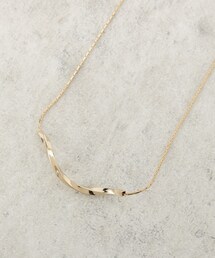 ねじりメタルバーネックレス