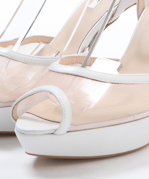 SEVEN TWELVE THIRTY（セヴントゥエルヴサーティー）の「プラットフォームチュールサンダル（サンダル・レディース・ベージュ系その他/ブラック/ホワイト・23.5cm/23cm/22.5cm/22cm/24.5cm/24cm）」の7枚目の写真