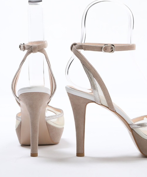 SEVEN TWELVE THIRTY（セヴントゥエルヴサーティー）の「プラットフォームチュールサンダル（サンダル・レディース・ベージュ系その他/ブラック/ホワイト・23.5cm/23cm/22.5cm/22cm/24.5cm/24cm）」の13枚目の写真