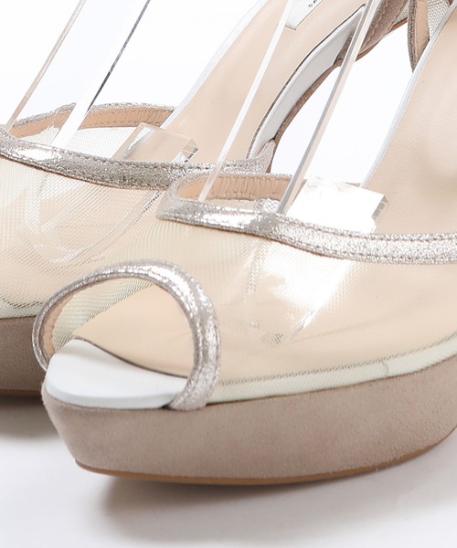 SEVEN TWELVE THIRTY（セヴントゥエルヴサーティー）の「プラットフォームチュールサンダル（サンダル・レディース・ベージュ系その他/ブラック/ホワイト・23.5cm/23cm/22.5cm/22cm/24.5cm/24cm）」の15枚目の写真