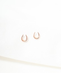 blancotokyo 2点セット 日本製 金属アレルギー対策 サージカル ステンレス 316L ホースシュー 馬蹄 ピアス 男女兼用