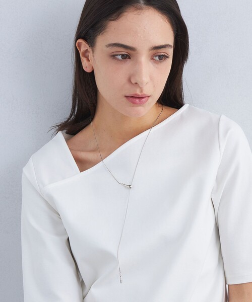 green label relaxing（グリーンレーベルリラクシング）の「スネークチェーン Wシズク スライドネックレス（ネックレス・レディース・ゴールド/シルバー・FREE）」の3枚目の写真