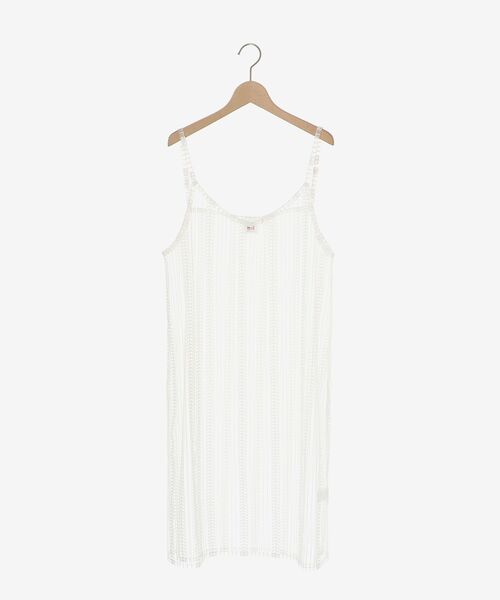 le.coeur blanc(ルクールブラン)の「STAR&STRIPE シアーワンピース(ワンピース・レディース・ブラック/ホワイト・38)」の3枚目の写真