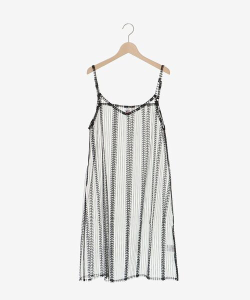 le.coeur blanc(ルクールブラン)の「STAR&STRIPE シアーワンピース(ワンピース・レディース・ブラック/ホワイト・38)」の11枚目の写真