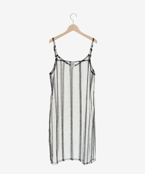 le.coeur blanc(ルクールブラン)の「STAR&STRIPE シアーワンピース(ワンピース・レディース・ブラック/ホワイト・38)」の22枚目の写真