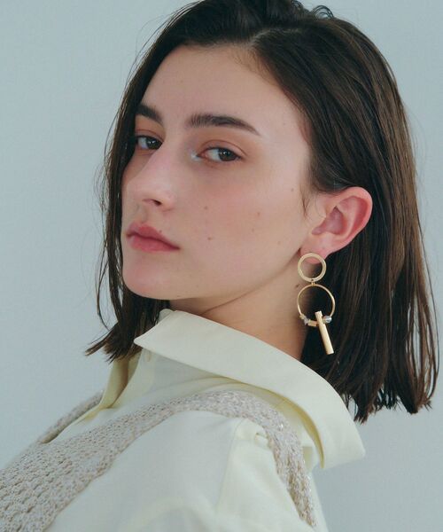 YECCA VECCA（イェッカヴェッカ）の「MIXデザインピアス（ピアス（両耳用）・レディース・シルバー/ゴールド・FREE）」の5枚目の写真