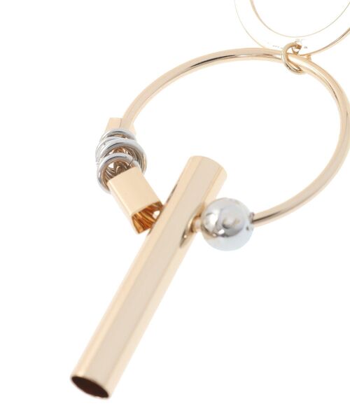 YECCA VECCA（イェッカヴェッカ）の「MIXデザインピアス（ピアス（両耳用）・レディース・シルバー/ゴールド・FREE）」の9枚目の写真