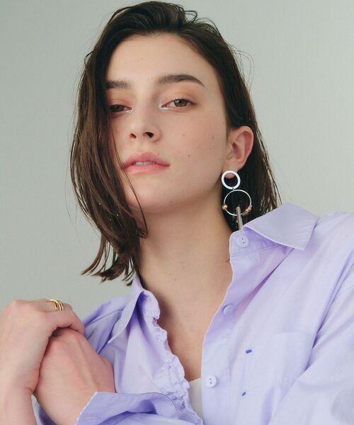 YECCA VECCA（イェッカヴェッカ）の「MIXデザインピアス（ピアス（両耳用）・レディース・シルバー/ゴールド・FREE）」の12枚目の写真