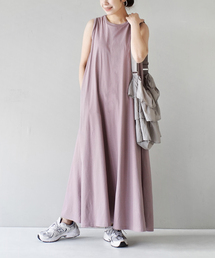 zootie（ズーティー）の「汗しみない カップ付きノースリーブワンピース（ワンピース・レディース）」