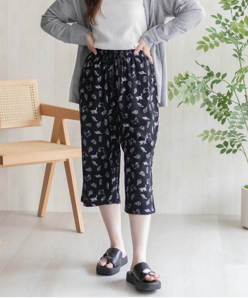 NAVY(ネイビー)の「nAvy SARARI 冷感 レーヨンステテコ(その他パンツ・レディース・ネイビー/ネイビー系1/グレー/チャコールグレー/グレー系1/ライトピンク/ブラック/ネイビー系2/ブラック系その他/ピンク系1/ブラック系1・M/L)」の4枚目の写真