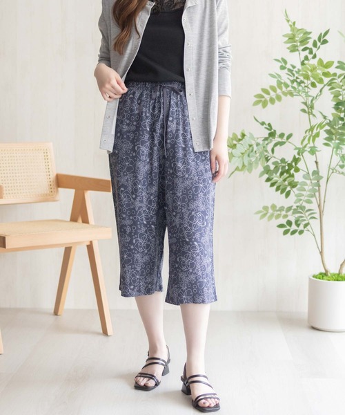 NAVY(ネイビー)の「nAvy SARARI 冷感 レーヨンステテコ(その他パンツ・レディース・ネイビー/ネイビー系1/グレー/チャコールグレー/グレー系1/ライトピンク/ブラック/ネイビー系2/ブラック系その他/ピンク系1/ブラック系1・M/L)」の6枚目の写真