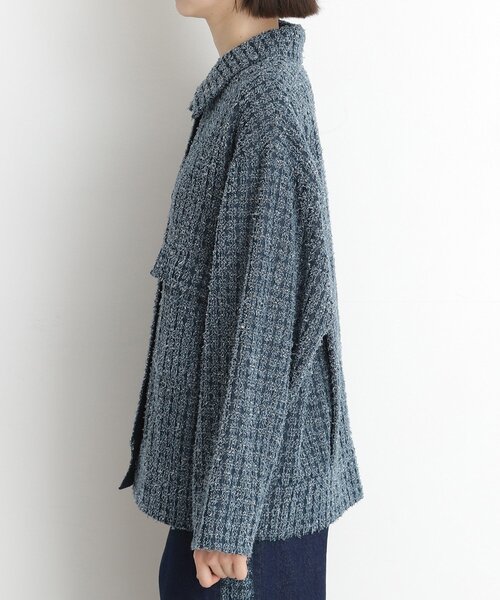 セール】ジャカードデニムジャケット【洗える】（デニムジャケット