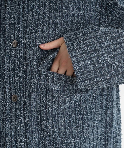 セール】ジャカードデニムジャケット【洗える】（デニムジャケット