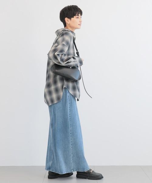 BARNYARDSTORM(バンヤードストーム)の「BARNYARDSTORM / オンブレーチェックシャツ(シャツ/ブラウス・レディース・グレー/ベージュ・FREE)」の17枚目の写真