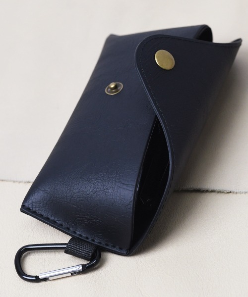 Fun & Daily（ファンアンドデイリー）の「F&D : PUレザーメガネ＆サングラスケース（メガネ・レディース・ブラック・FREE）」の6枚目の写真