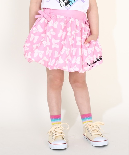 Disney(ディズニー)の「ディズニー リボン総柄バルーン スカート 0329K(スカート・キッズ・パープル/チェリーピンク・110cm/120cm/130cm/100cm)」の7枚目の写真