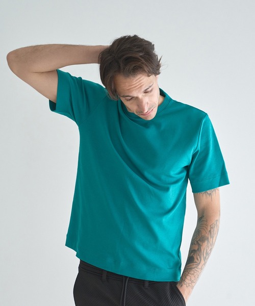 RATTLE TRAP（ラトルトラップ）の「シルケットスムースクルーネックT（Tシャツ/カットソー・メンズ・グリーン・S/M/L/LL）」の4枚目の写真