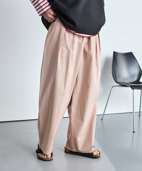 SHIPS.me(シップスミー)の「【ZOZO限定】SHIPS.me: 綿麻イージーワイドパンツ(その他パンツ・メンズ・ネイビー/ピンク/ライトグリーン・S-Regular/S-Short/XS-Regular/XS-Short/XL-Regular/XL-Short/L-Regular/L-Short/M-Regular/M-Short)」の1枚目の写真