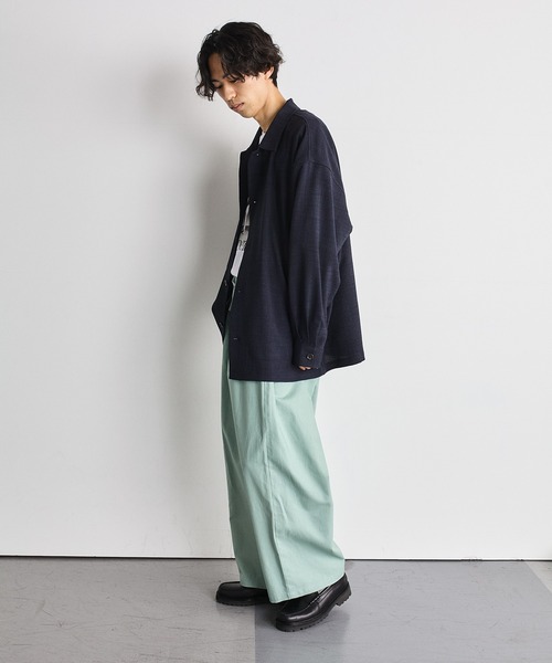 SHIPS.me(シップスミー)の「【ZOZO限定】SHIPS.me: 綿麻イージーワイドパンツ(その他パンツ・メンズ・ネイビー/ピンク/ライトグリーン・S-Regular/S-Short/XS-Regular/XS-Short/XL-Regular/XL-Short/L-Regular/L-Short/M-Regular/M-Short)」の7枚目の写真