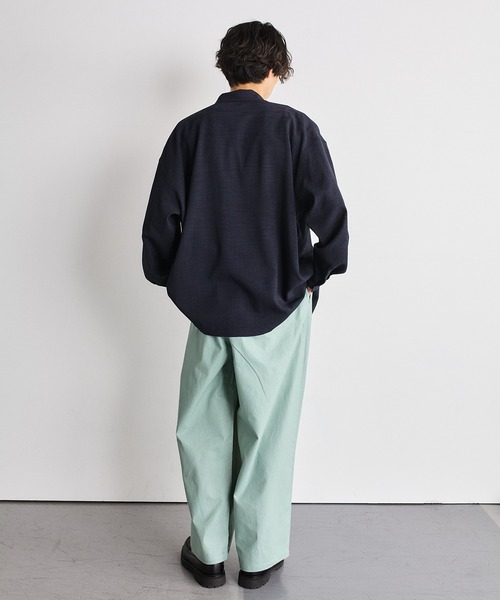 SHIPS.me(シップスミー)の「【ZOZO限定】SHIPS.me: 綿麻イージーワイドパンツ(その他パンツ・メンズ・ネイビー/ピンク/ライトグリーン・S-Regular/S-Short/XS-Regular/XS-Short/XL-Regular/XL-Short/L-Regular/L-Short/M-Regular/M-Short)」の8枚目の写真