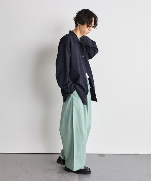 SHIPS.me(シップスミー)の「【ZOZO限定】SHIPS.me: 綿麻イージーワイドパンツ(その他パンツ・メンズ・ネイビー/ピンク/ライトグリーン・S-Regular/S-Short/XS-Regular/XS-Short/XL-Regular/XL-Short/L-Regular/L-Short/M-Regular/M-Short)」の9枚目の写真