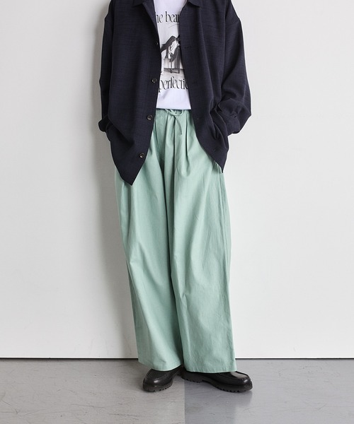 SHIPS.me(シップスミー)の「【ZOZO限定】SHIPS.me: 綿麻イージーワイドパンツ(その他パンツ・メンズ・ネイビー/ピンク/ライトグリーン・S-Regular/S-Short/XS-Regular/XS-Short/XL-Regular/XL-Short/L-Regular/L-Short/M-Regular/M-Short)」の10枚目の写真