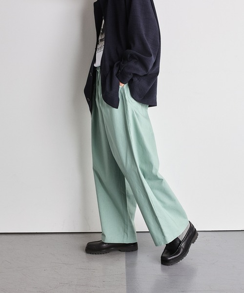 SHIPS.me(シップスミー)の「【ZOZO限定】SHIPS.me: 綿麻イージーワイドパンツ(その他パンツ・メンズ・ネイビー/ピンク/ライトグリーン・S-Regular/S-Short/XS-Regular/XS-Short/XL-Regular/XL-Short/L-Regular/L-Short/M-Regular/M-Short)」の11枚目の写真