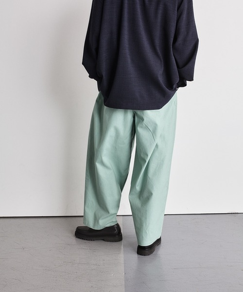 SHIPS.me(シップスミー)の「【ZOZO限定】SHIPS.me: 綿麻イージーワイドパンツ(その他パンツ・メンズ・ネイビー/ピンク/ライトグリーン・S-Regular/S-Short/XS-Regular/XS-Short/XL-Regular/XL-Short/L-Regular/L-Short/M-Regular/M-Short)」の12枚目の写真