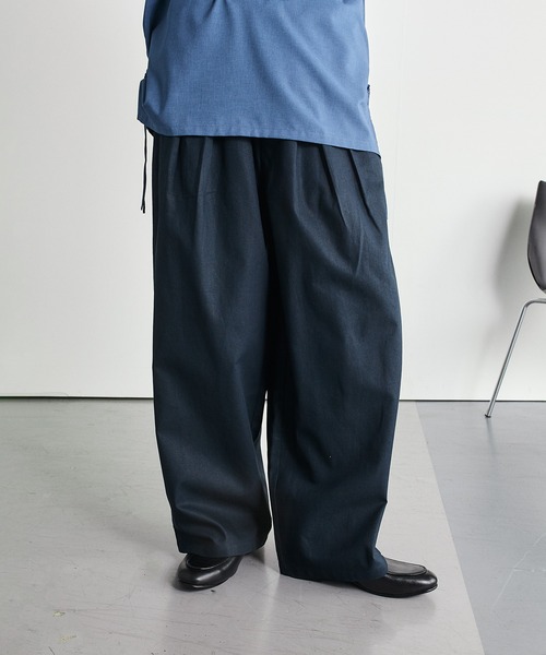 SHIPS.me(シップスミー)の「【ZOZO限定】SHIPS.me: 綿麻イージーワイドパンツ(その他パンツ・メンズ・ネイビー/ピンク/ライトグリーン・S-Regular/S-Short/XS-Regular/XS-Short/XL-Regular/XL-Short/L-Regular/L-Short/M-Regular/M-Short)」の15枚目の写真