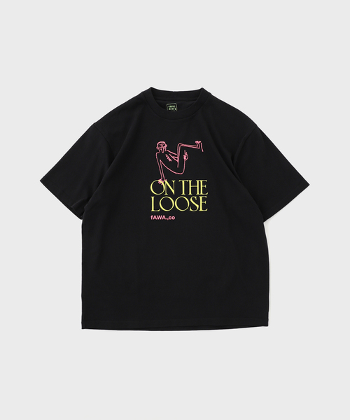 JOINT WORKS（ジョイントワークス）の「LOOSE JOINTS/ルーズ・ジョインツ CLAY ARLINGTON-ON THE LOOSE（Tシャツ/カットソー・メンズ・ホワイト/ブラック・LARGE/MEDIUM）」の11枚目の写真