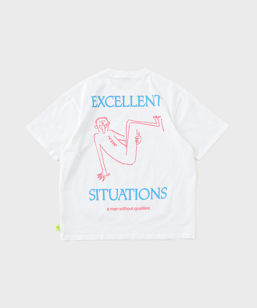JOINT WORKS（ジョイントワークス）の「LOOSE JOINTS/ルーズ・ジョインツ CLAY ARLINGTON-ON THE LOOSE（Tシャツ/カットソー・メンズ・ホワイト/ブラック・LARGE/MEDIUM）」の9枚目の写真