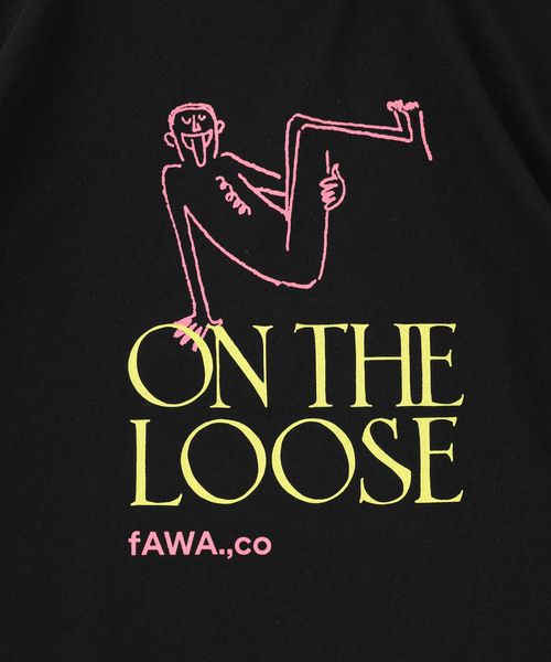 JOINT WORKS（ジョイントワークス）の「LOOSE JOINTS/ルーズ・ジョインツ CLAY ARLINGTON-ON THE LOOSE（Tシャツ/カットソー・メンズ・ホワイト/ブラック・LARGE/MEDIUM）」の8枚目の写真