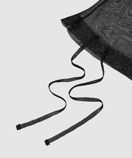 TAN（タン）の「2WAY SHEER TOPS（シャツ/ブラウス・レディース・ピンク/ブラック・FREE）」の6枚目の写真