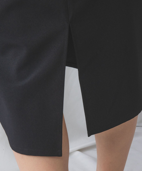 NARACAMICIE(ナラカミーチェ)の「【NARACAMICIE】トロピカルポリエステルジャンパースカート(スカート・レディース・ブラック・M/XL/XXL)」の9枚目の写真