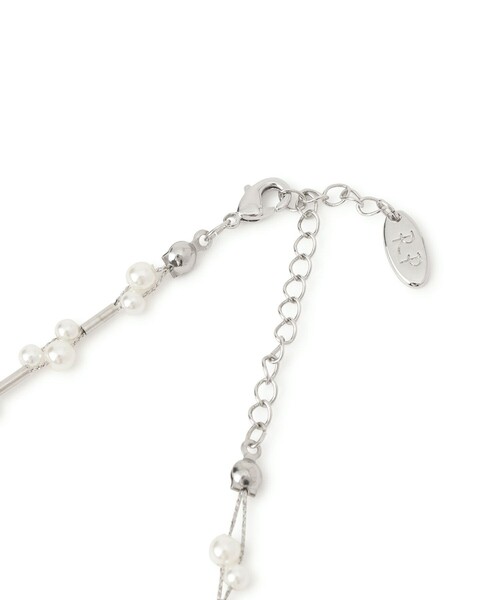 ROPE' PICNIC（ロペピクニック）の「パールデザインショートネックレス（ネックレス・レディース・ゴールド/シルバー・FREE）」の4枚目の写真