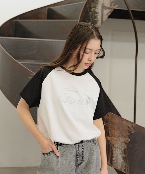 GLOBAL WORK(グローバルワーク)の「ヘビロッTEEドロスト半袖/324958(Tシャツ/カットソー・キッズ・オフホワイト/サックスブルー/ホワイト系その他・130cm/140cm/150cm/160cm)」の13枚目の写真