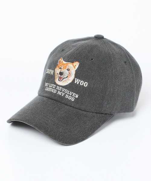 柴犬刺繍CAP（キャップ）｜14+（イチヨンプラス）のファッション通販