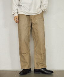 Firsthand | Firsthand/ファーストハンド フェード加工 ライトダックダブルニーペインターパンツ ヴィンテージ(その他パンツ)