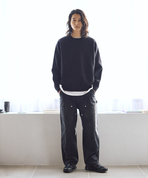 Firsthand(ファーストハンド)の「Firsthand/ファーストハンド フェード加工 ライトダックダブルニーペインターパンツ ヴィンテージ(その他パンツ・メンズ・ベージュ/ブラック・L/M)」の10枚目の写真