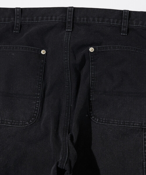 Firsthand(ファーストハンド)の「Firsthand/ファーストハンド フェード加工 ライトダックダブルニーペインターパンツ ヴィンテージ(その他パンツ・メンズ・ベージュ/ブラック・L/M)」の4枚目の写真