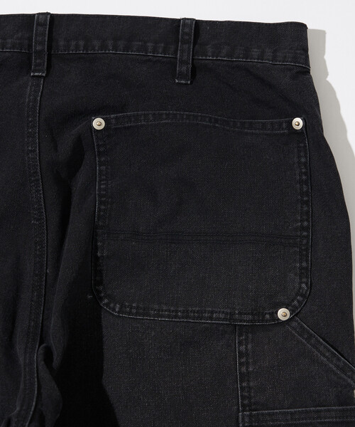 Firsthand(ファーストハンド)の「Firsthand/ファーストハンド フェード加工 ライトダックダブルニーペインターパンツ ヴィンテージ(その他パンツ・メンズ・ベージュ/ブラック・L/M)」の6枚目の写真