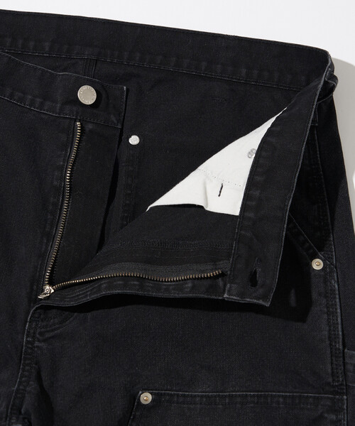 Firsthand(ファーストハンド)の「Firsthand/ファーストハンド フェード加工 ライトダックダブルニーペインターパンツ ヴィンテージ(その他パンツ・メンズ・ベージュ/ブラック・L/M)」の7枚目の写真