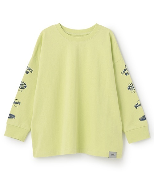 セール】【365D.】袖プリントビッグロンT（Tシャツ/カットソー