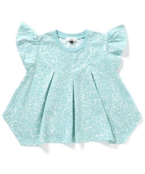 Seraph（セラフ）の「【ジュニア対応】イレヘム半袖トップス（Tシャツ/カットソー・キッズ・ピンク/ミント/オレンジ/アイボリー・80/90/100/110/120/130/140）」の4枚目の写真