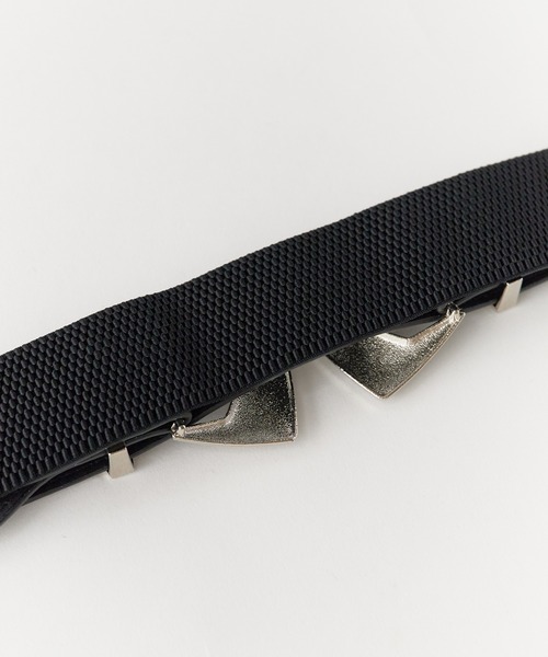 ROOPTOKYO（ループトウキョウ）の「Double buckle faux leather belt / ダブルバックル フェイクレザーベルト（ベルト・メンズ・ブラウン/キャメル/ブラック・FREE）」の6枚目の写真