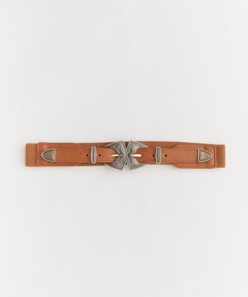 ROOPTOKYO（ループトウキョウ）の「Double buckle faux leather belt / ダブルバックル フェイクレザーベルト（ベルト・メンズ・ブラウン/キャメル/ブラック・FREE）」の15枚目の写真